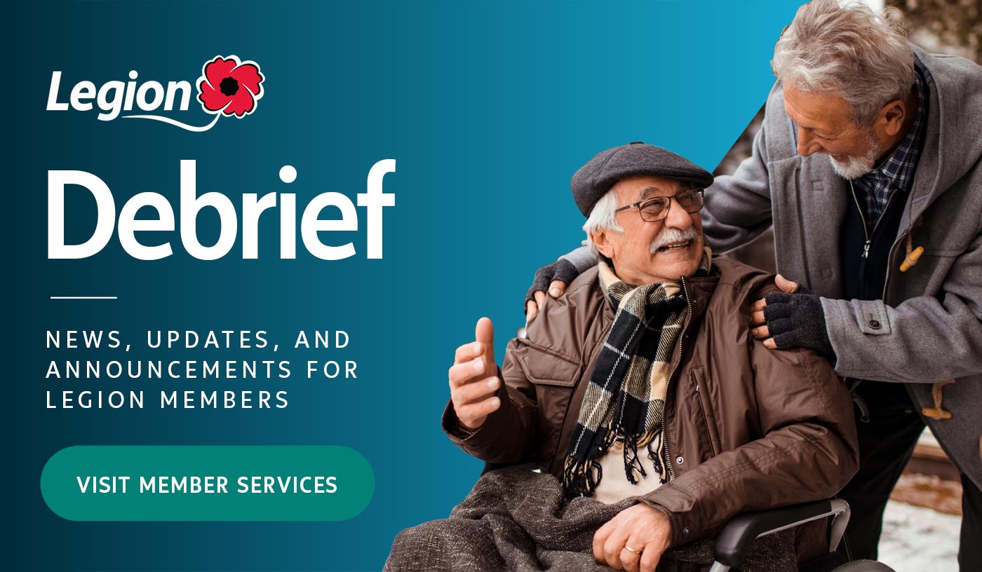 Legion Debrief. Visit member services.