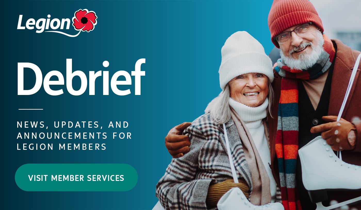 Legion Debrief. Visit member services.